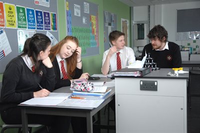 Llantwit Major Comprehensive School pupils